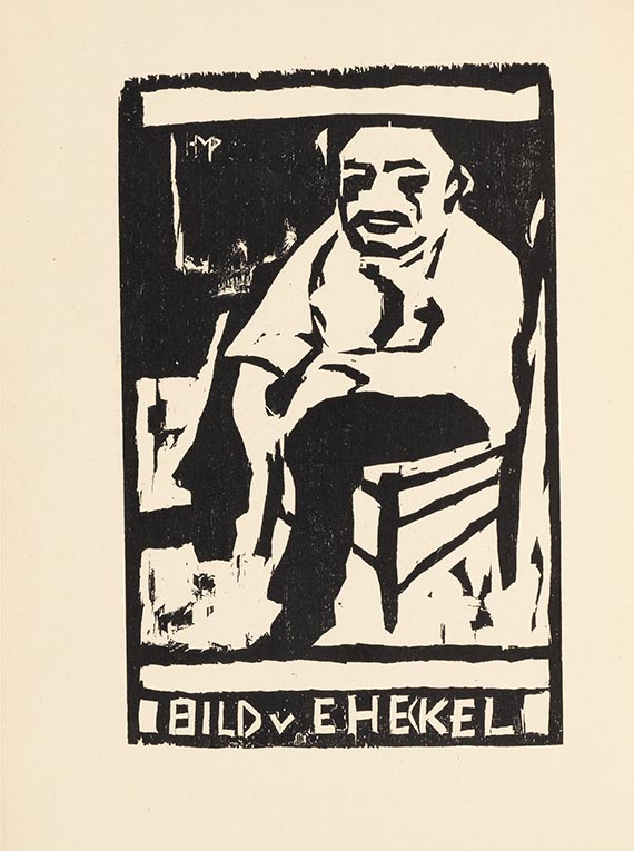  Ausstellungskatalog - Katalog zur Ausstellung der K.G. "Brücke" in der Galerie Arnold, Dresden, Schloßstraße - 