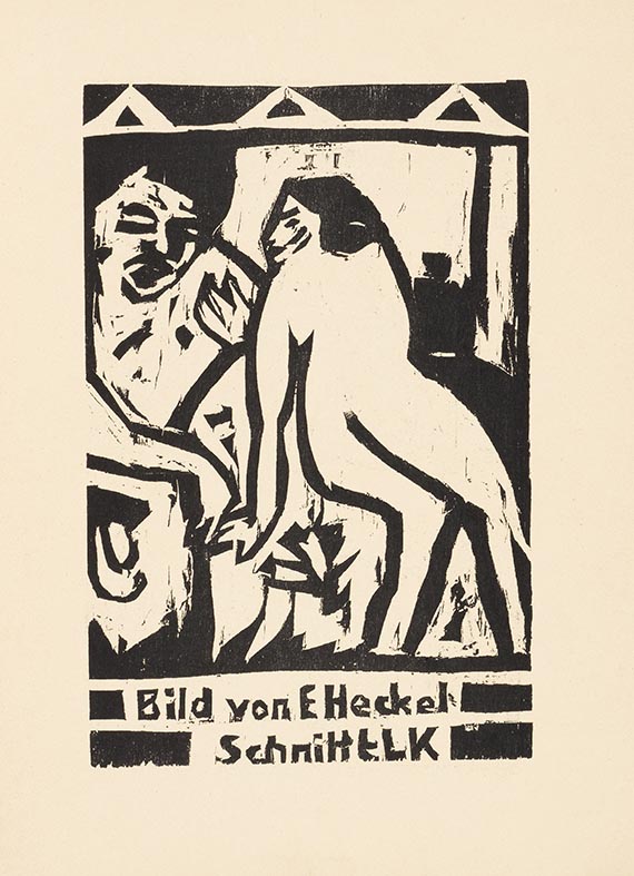  Ausstellungskatalog - Katalog zur Ausstellung der K.G. "Brücke" in der Galerie Arnold, Dresden, Schloßstraße - 