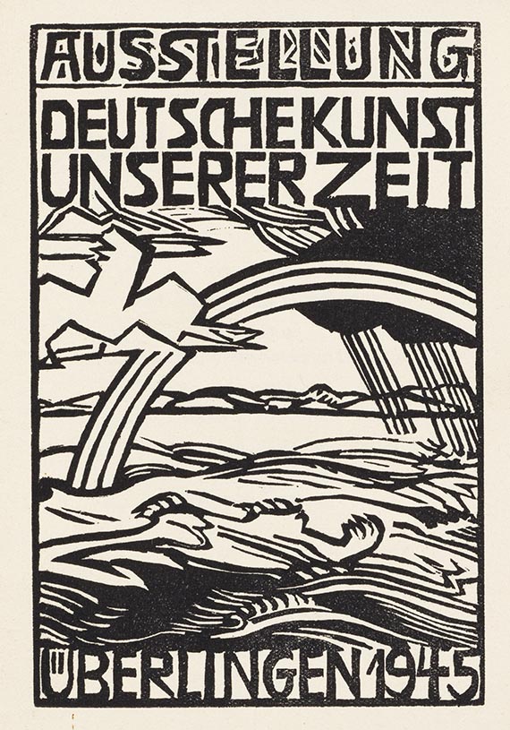Erich Heckel - Titelblatt des Kataloges der Ausstellung "Deutsche Kunst unserer Zeit", Überlingen