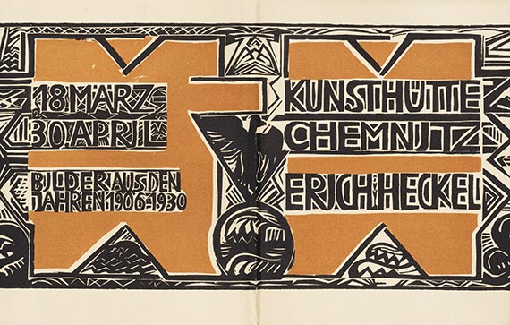 Erich Heckel - Ausstellungskatalog "Erich Heckel" in der Kunsthütte Chemnitz