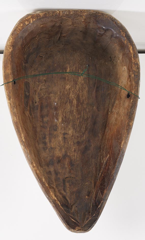   - Maske (ngil). Fang (Pangwe), Gabun / Äquatorialguinea / Kamerun - Back side