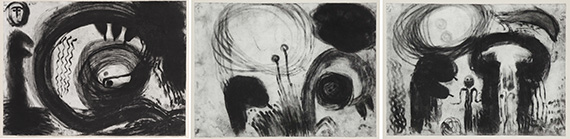 Miriam Cahn - Frau mit drei Körpern (3-teilig)