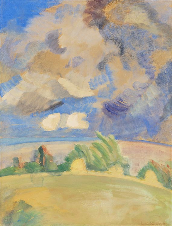 Erich Heckel - Gewitter über Angeln