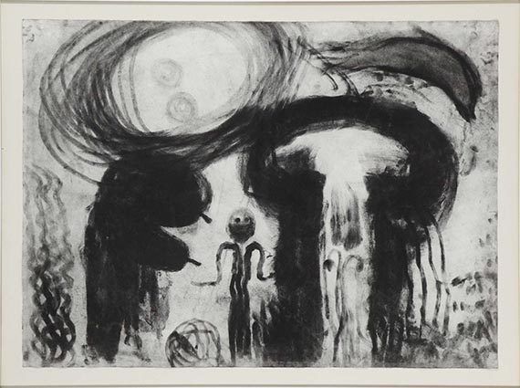 Miriam Cahn - Frau mit drei Körpern (3-teilig) - Frame image