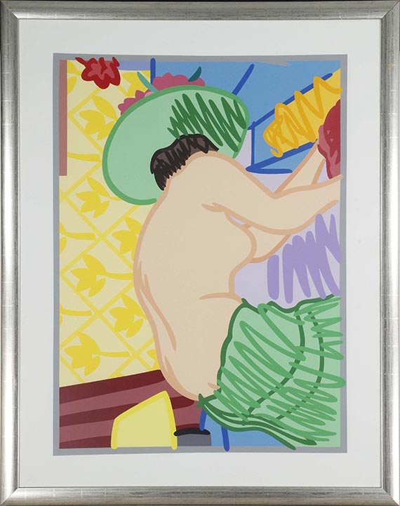 Tom Wesselmann - Judy trying on Clothes - Frame image