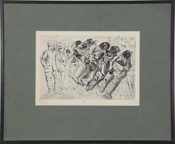 Otto Dix - Gastote (Templeux-La-Fosse, August 1916) - Frame image