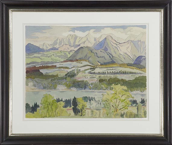 Erich Heckel - Kärnten-Landschaft - Frame image