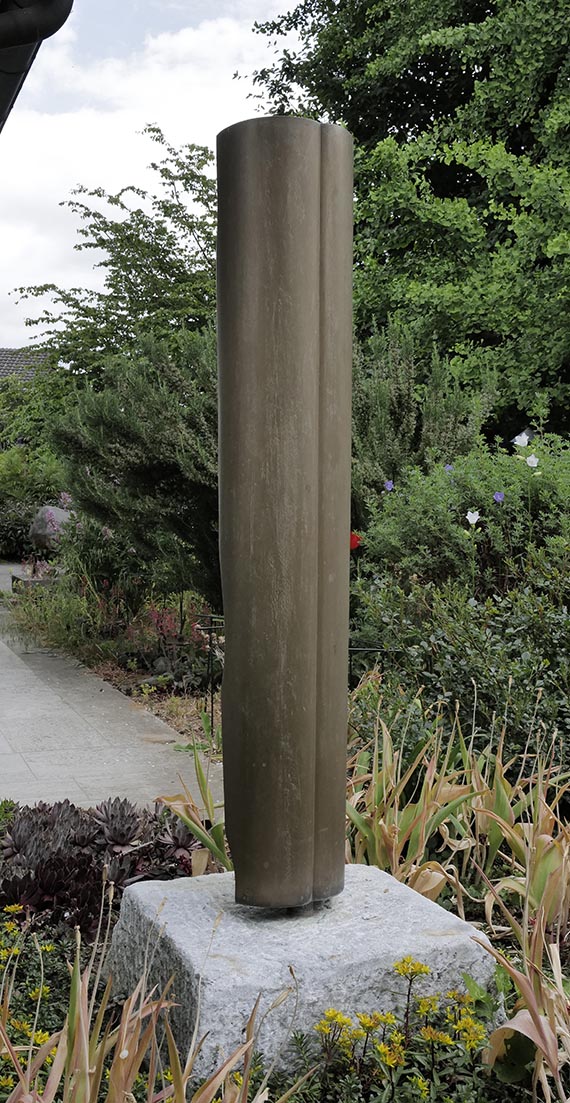 Hans Joachim Albrecht - Verspannung gegenläufiger Profile - Back side