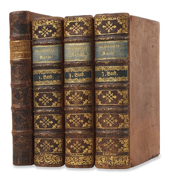 Alain Manesson Mallet - Beschreibung des gantzen Welt-Kreises. 4 in 5 Bdn - 