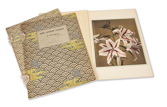 Kazumasa Ogawa - Some Japanese flowers 3 Bde. - Dabei: Conder, Flowers of Japan - zus. 4 Bände