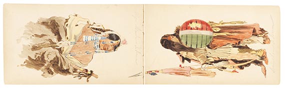 Karl Bodmer - Eigenhändiges Skizzenbuch - 