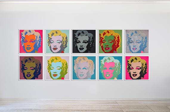 Andy Warhol - Marilyn Monroe (10 Blatt) - 