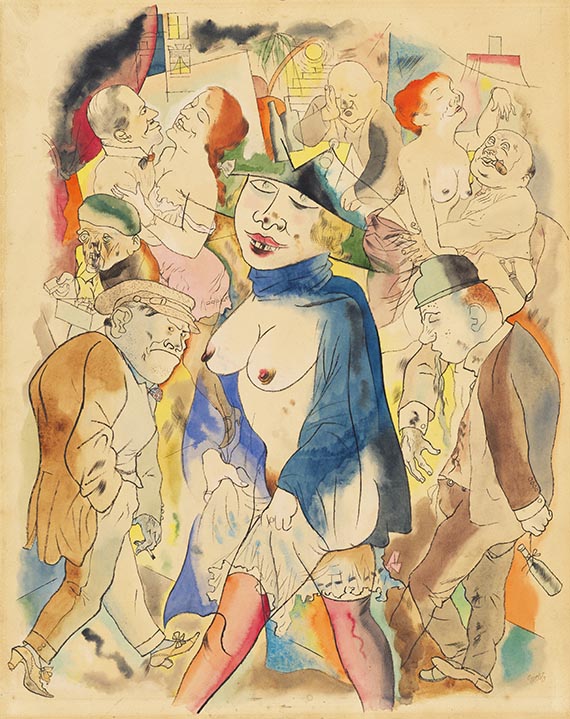 George Grosz - Walzertraum (Vorlage für "Ecce Homo", Blatt 13)