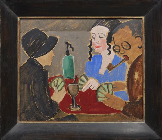 Gabriele Münter - Beim Kartenspielen - Frame image