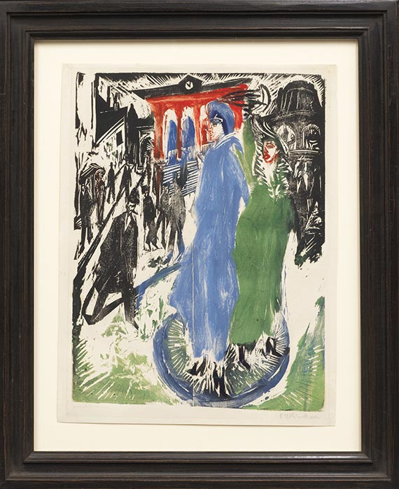 Ernst Ludwig Kirchner - Frauen am Potsdamer Platz - Frame image