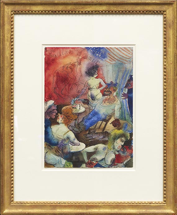 Otto Dix - Salon d'amur (Matrosenkneipe) - Frame image