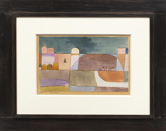 Paul Klee - Kairuan (Kairuan mit den Kamelen und dem Esel) - Frame image