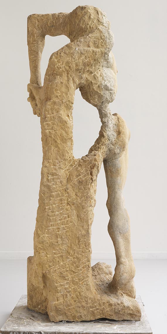 Alfred Hrdlicka - Marsyas III (abgenommener Schächer) - Back side