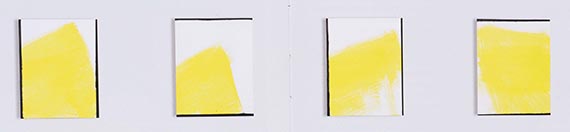 Illustration  for: Blinky Palermo, Untitled, 1977, acrylic on aluminium, private collection Germany, also offered in our Evening Sale.