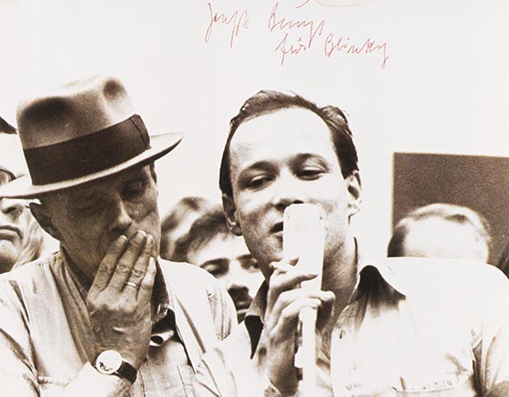 Illustration  for:   Joseph Beuys and Palermo at the Frankfurter Kunstverein, 1976, photo: Digne Meller Marcovicz.  
