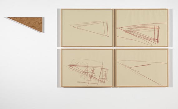 Illustration  for: Blinky Palermo, Happier than the morning sun (to Stevie Wonder), 1975, edition, 4 lithographs with one edition object, Tate Modern, London. &copy; VG Bild-Kunst, Bonn 2025 