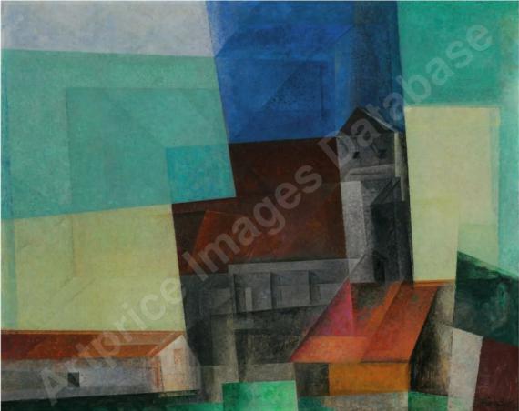 LYONEL FEININGERKirche &uuml;ber Sta...