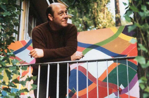 Illustration  for: Piero Dorazio in Berlin, 1968.<br />Courtesy Archivio Piero Dorazio, Milan © Piero Dorazio by SIAE 2025/ VG Bild-Kunst, Bonn 2025