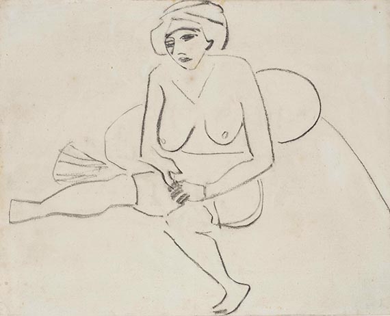 Ernst Ludwig Kirchner - Sitzender Akt