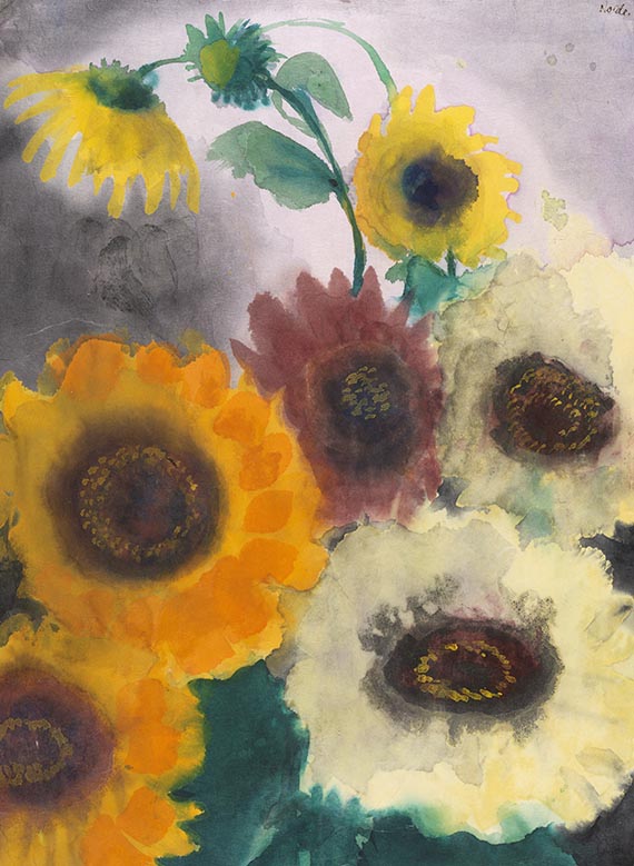 Emil Nolde - Sonnenblumen