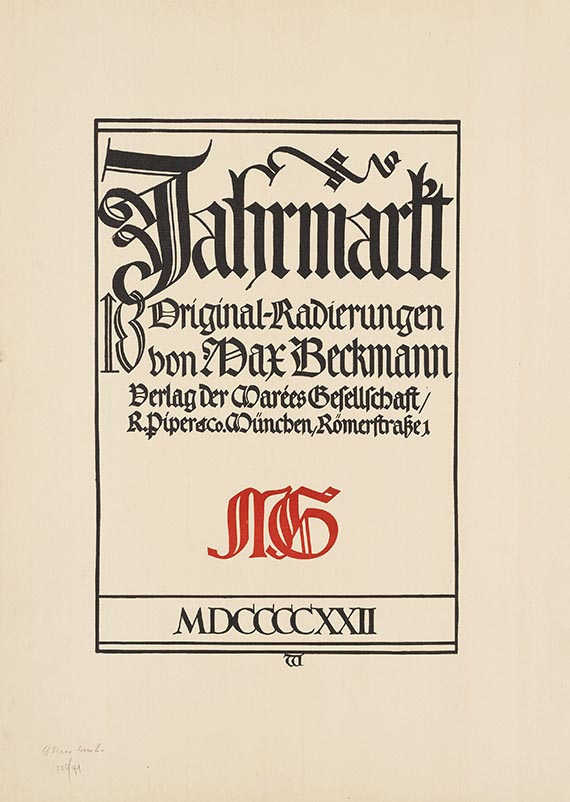 Max Beckmann - Jahrmarkt - 