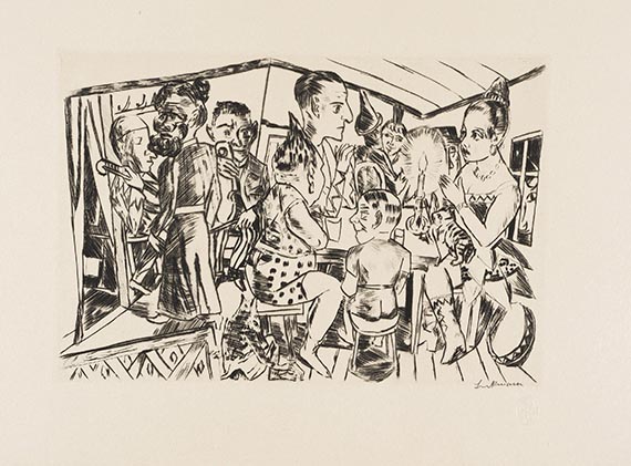 Max Beckmann - Jahrmarkt - 