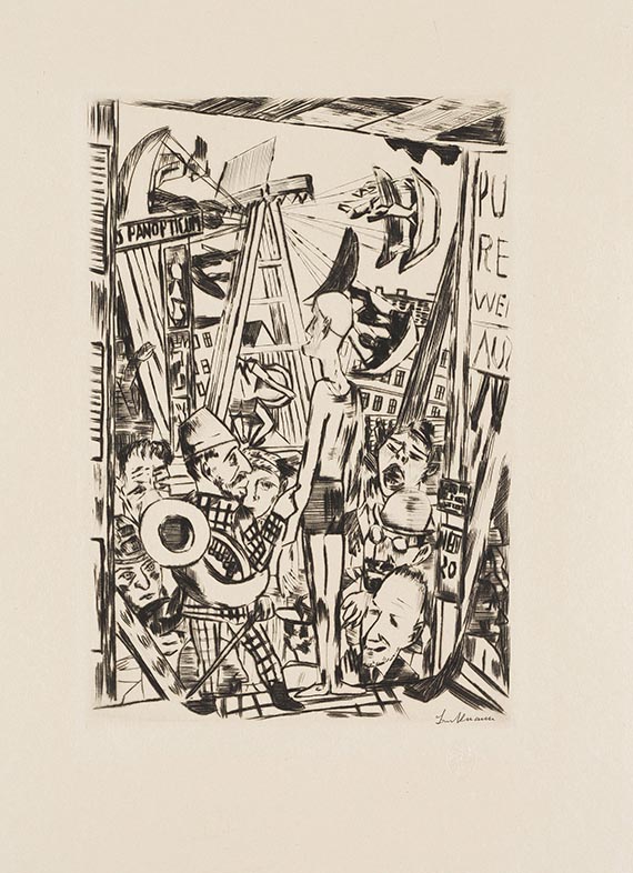 Max Beckmann - Jahrmarkt - 