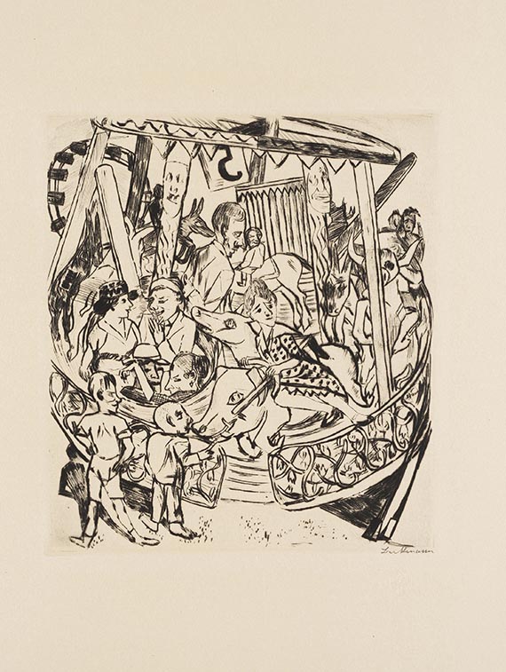 Max Beckmann - Jahrmarkt - 