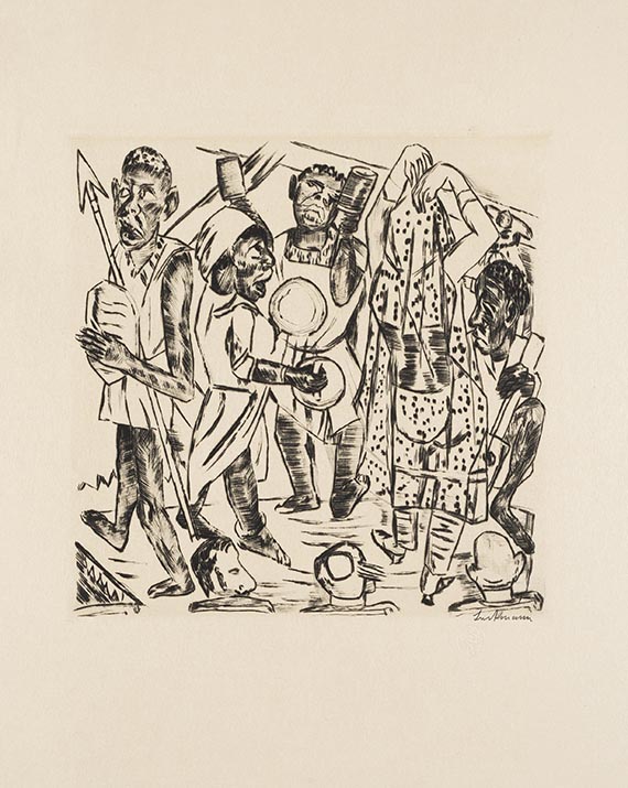 Max Beckmann - Jahrmarkt - 