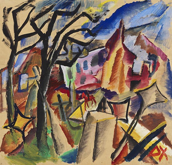 Otto Dix - Reiter in Landschaft (Der Reiter)