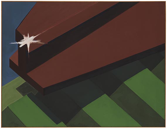 Markus Lüpertz - Eisenbahnschienen-Motte (Dithyrambisch) - 