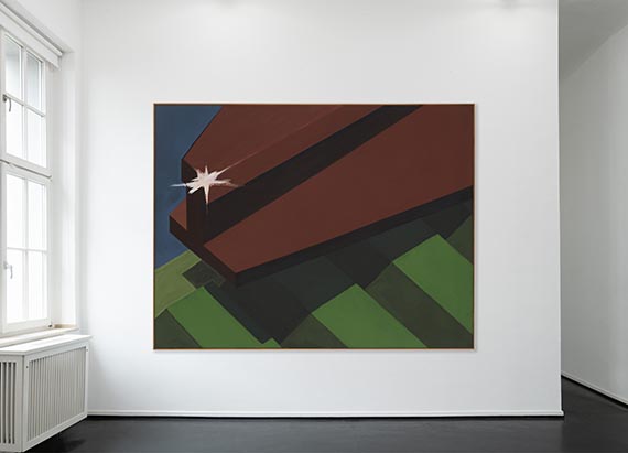 Markus Lüpertz - Eisenbahnschienen-Motte (Dithyrambisch) - 