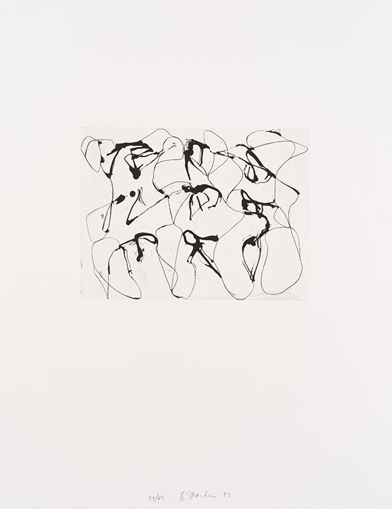 Brice Marden - After Botticelli 1-5 - 