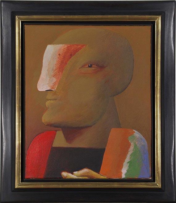 Horst Antes - Portrait nach Tizian - Frame image