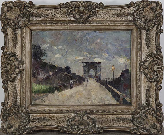 Lesser Ury - Der Titusbogen in Rom - Frame image