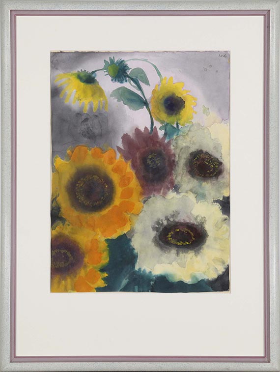 Emil Nolde - Sonnenblumen - Frame image