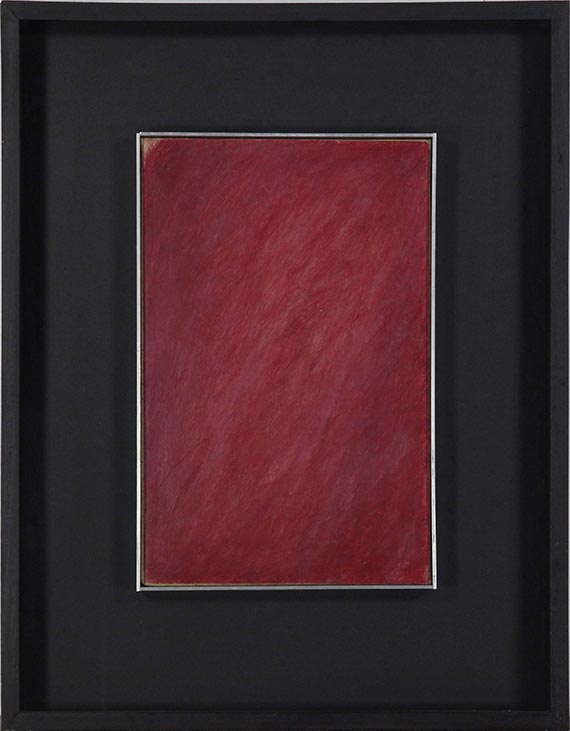 Arnulf Rainer - Rote Zudeckung - Frame image