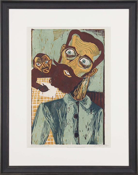 Conrad Felixmüller - Versammlungsredner - Frame image