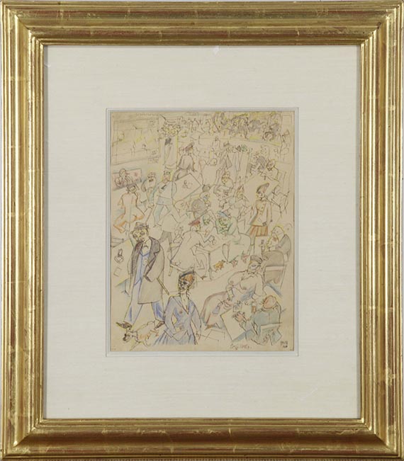 George Grosz - Caféhaus - Frame image