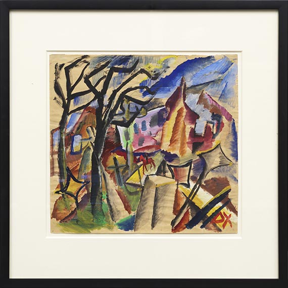 Otto Dix - Reiter in Landschaft (Der Reiter) - Frame image