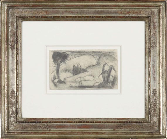 Franz Marc - Abstrahierte exotische Landschaft - Frame image