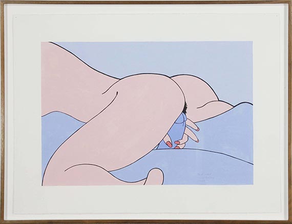 John Wesley - Blue Man - Frame image