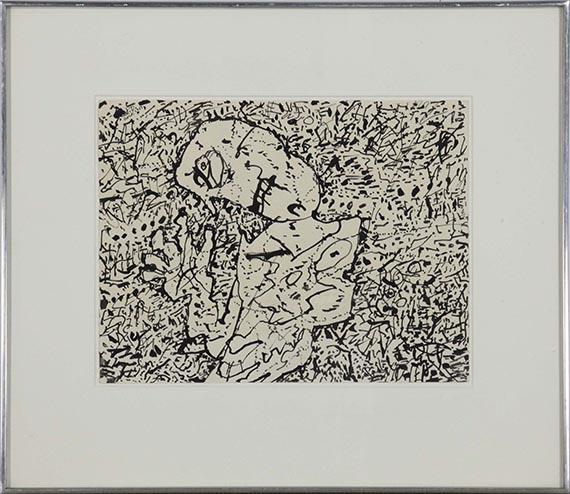 Jean Dubuffet - Personage dans un paysage - Frame image