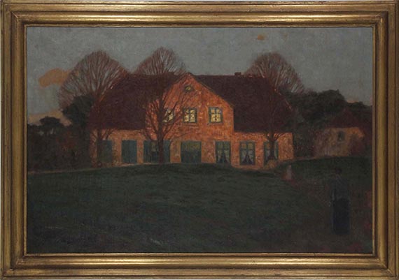 Fritz Overbeck - Callmeyers Haus - Frame image