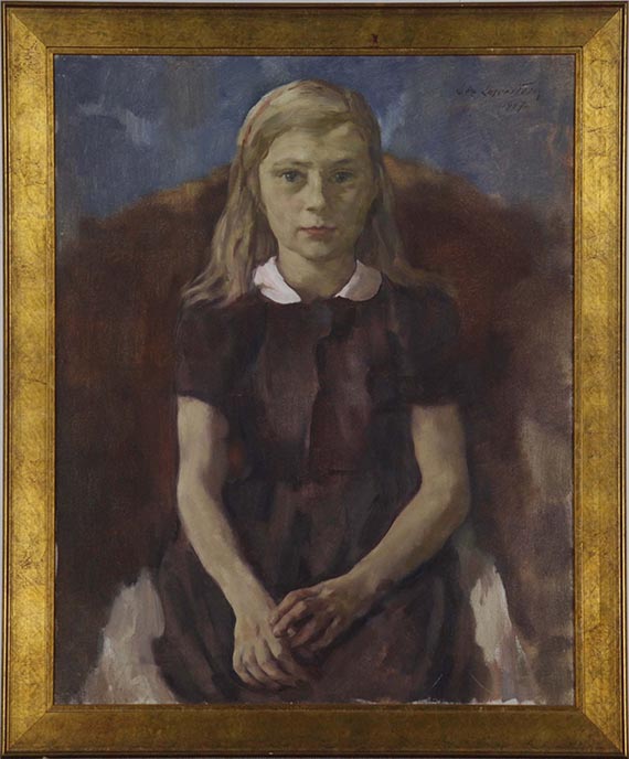 Lotte Laserstein - Mädchenportrait - Frame image